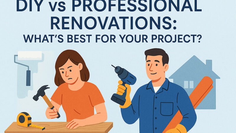 DIY vs Professional Renovations: What’s Best for Your Project?