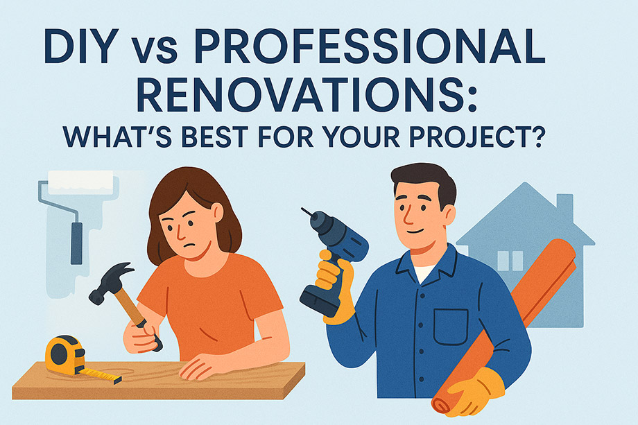 DIY vs Professional Renovations: What’s Best for Your Project?
