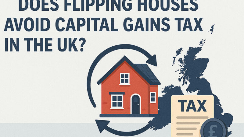 Does Flipping Houses Avoid Capital Gains Tax in the UK?