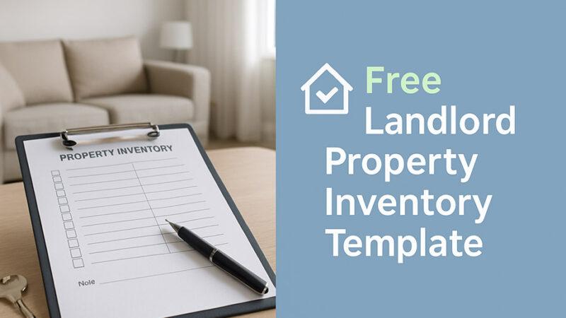 Free Landlord Property Inventory Template UK