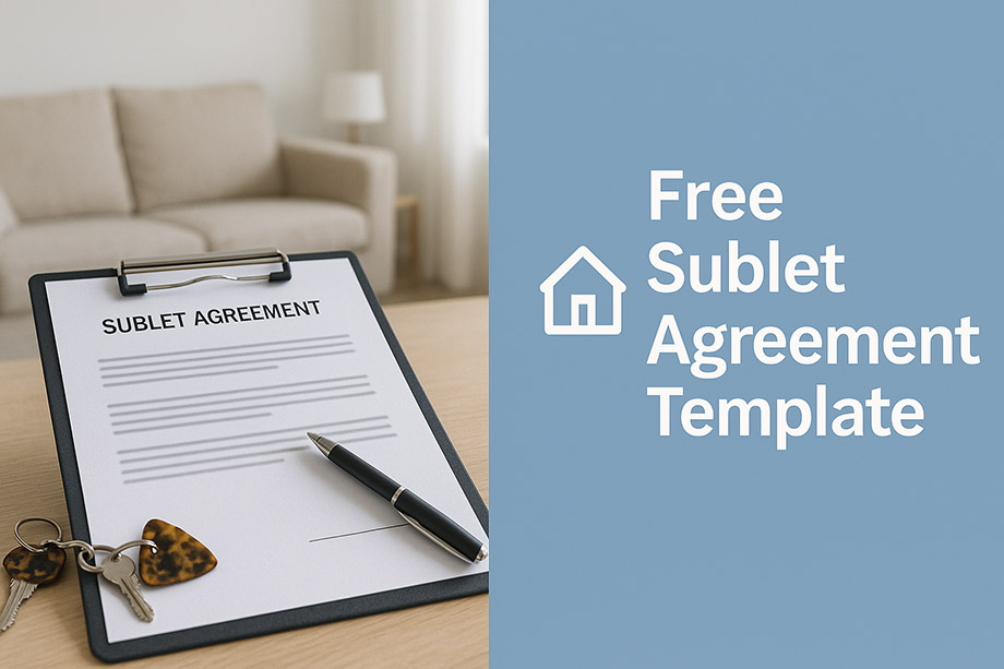 Free Sublet Agreement Template UK