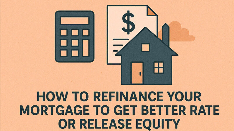 How to Refinance Your Mortgage to Get Better Rates or Release Equity – A UK Homeowner’s Guide