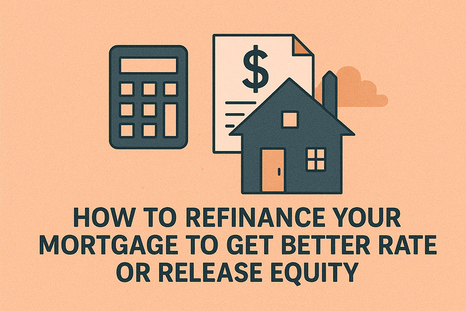 How to Refinance Your Mortgage to Get Better Rates or Release Equity – A UK Homeowner’s Guide