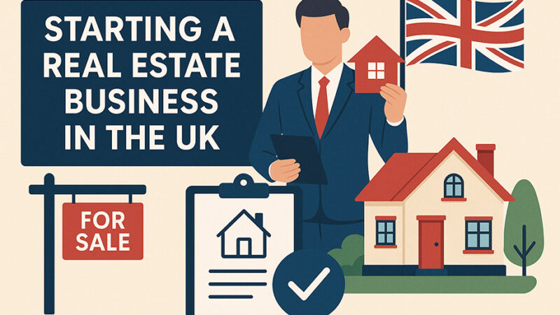 The Complete Guide to Starting a Real Estate Business in the UK – From Planning to Profit
