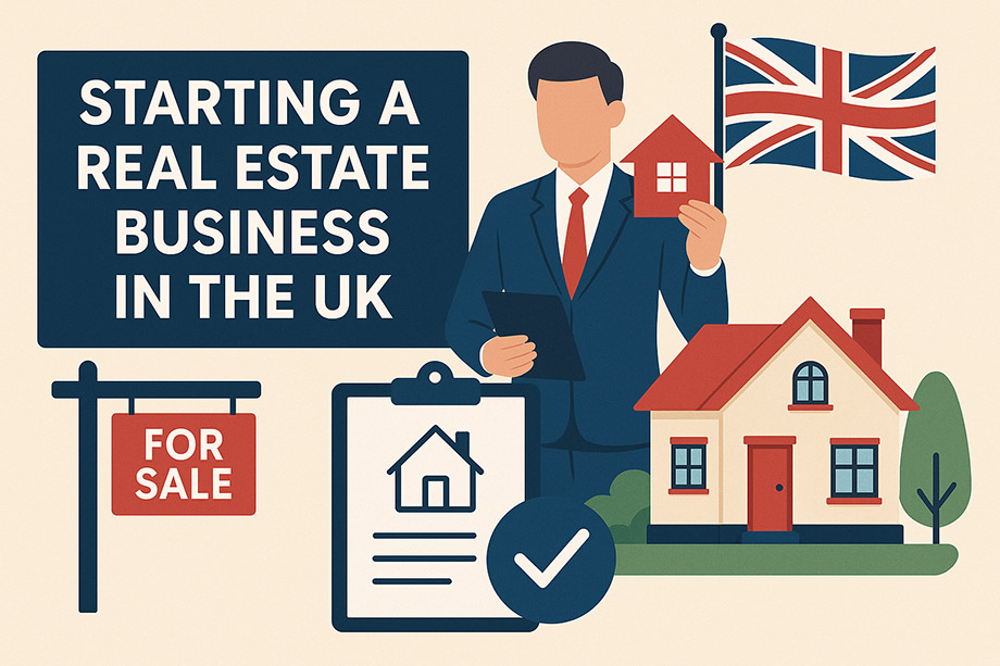The Complete Guide to Starting a Real Estate Business in the UK – From Planning to Profit