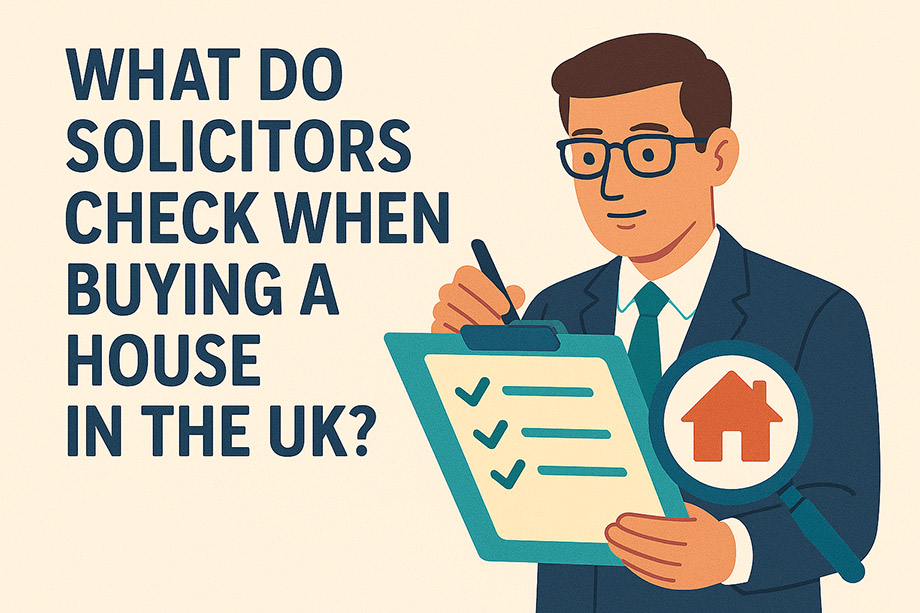 What Do Solicitors Check When Buying a House in the UK?