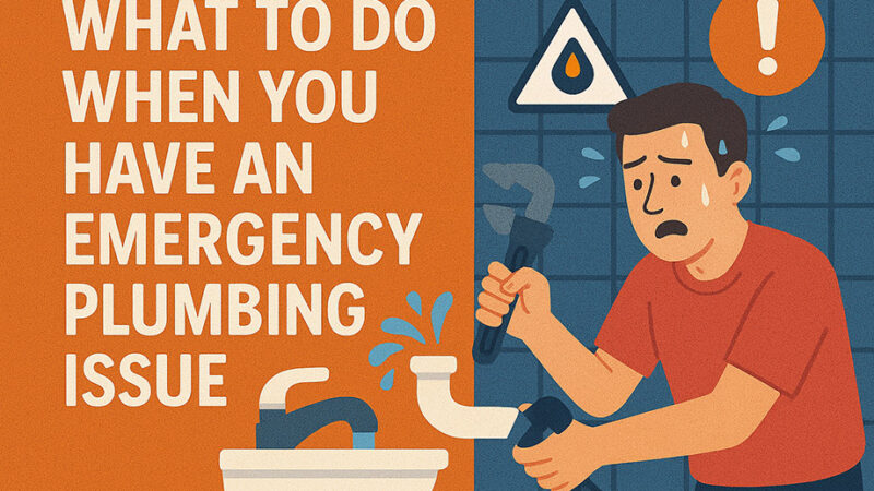 What to Do When You Have an Emergency Plumbing Issue – A Quick Guide