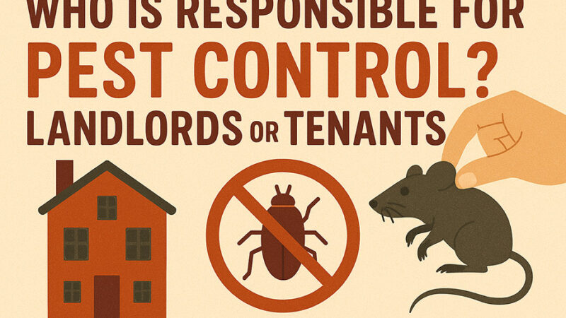 Who Is Responsible for Pest Control? Landlords or Tenants?