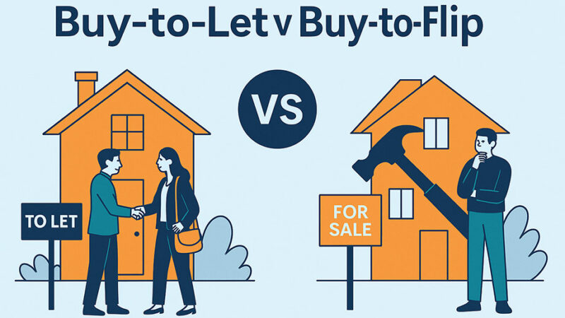 Buy-to-Let vs Buy-to-Flip: The Complete 2025 Guide for UK Property Investors