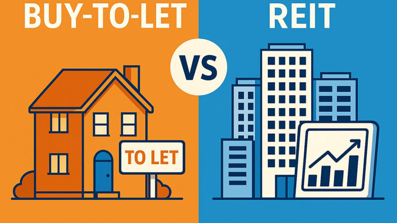 Buy-to-Let vs. REIT Investing in the UK: Complete 2025 Comparison Guide
