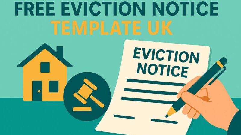 Free Eviction Notice Template UK: Your Complete Landlord Guide 2025