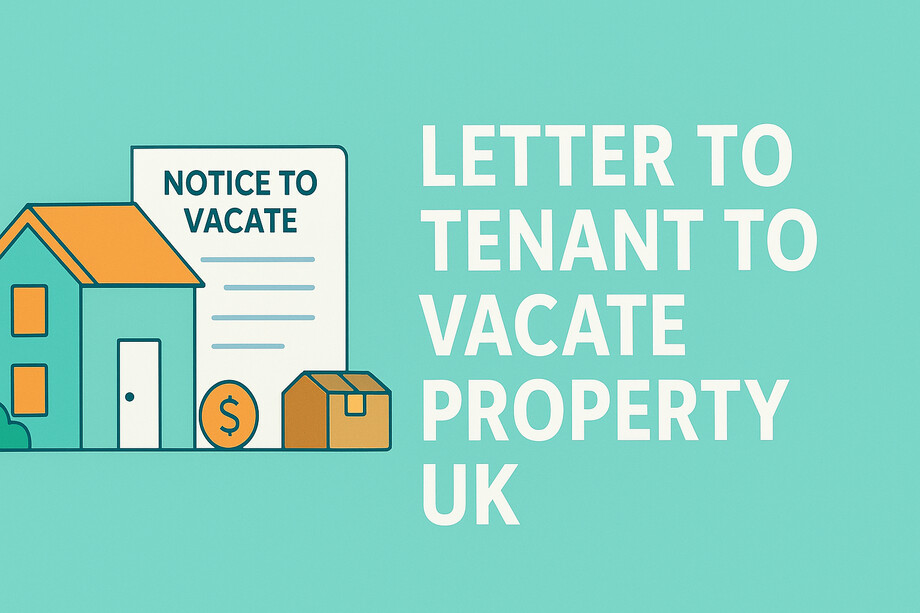 Letter to Tenant to Vacate Property UK – (Free Template)