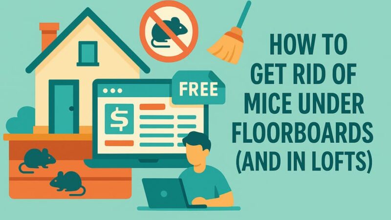 How to Get Rid of Mice Under Floorboards (and in Lofts) – The Complete UK Guide