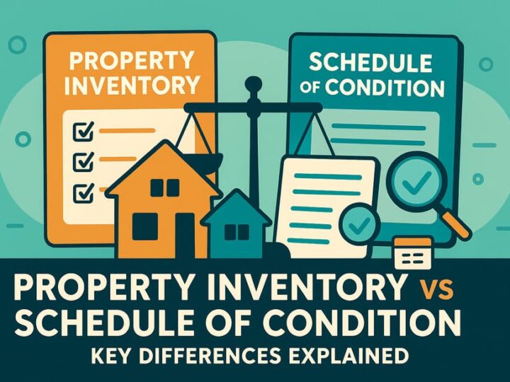 Property Inventory vs Schedule of Condition: Key Differences Explained