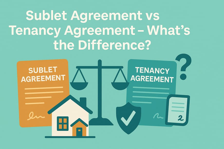 Sublet Agreement vs Tenancy Agreement – What’s the Difference?