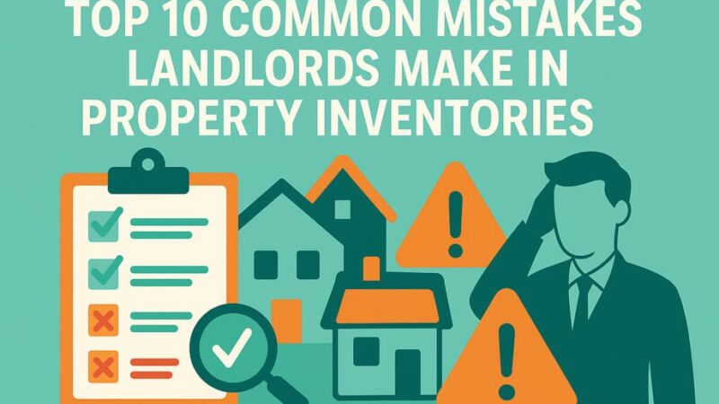 Top 10 Common Mistakes Landlords Make in Property Inventories