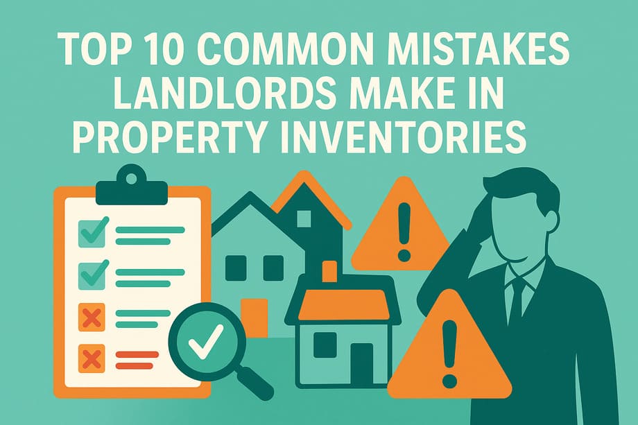 Top 10 Common Mistakes Landlords Make in Property Inventories
