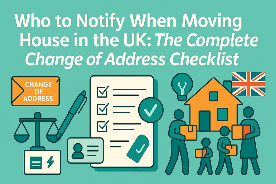 Who to Notify When Moving House in the UK – The Complete Change of Address Checklist