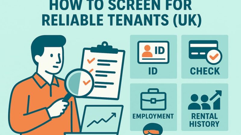 How to Screen for Reliable Tenants – A UK Landlord’s Guide