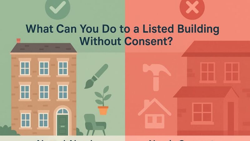 What Can You Do to a Listed Building Without Consent? UK Guide 2025