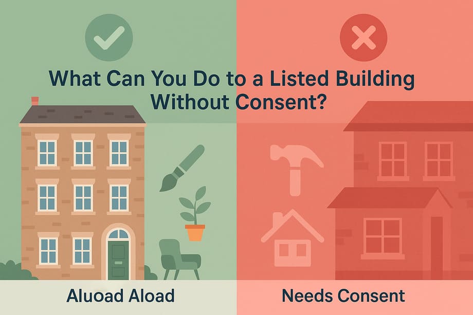 What Can You Do to a Listed Building Without Consent? UK Guide 2025 1 What Can You Do to a Listed Building Without Consent? UK Guide 2025